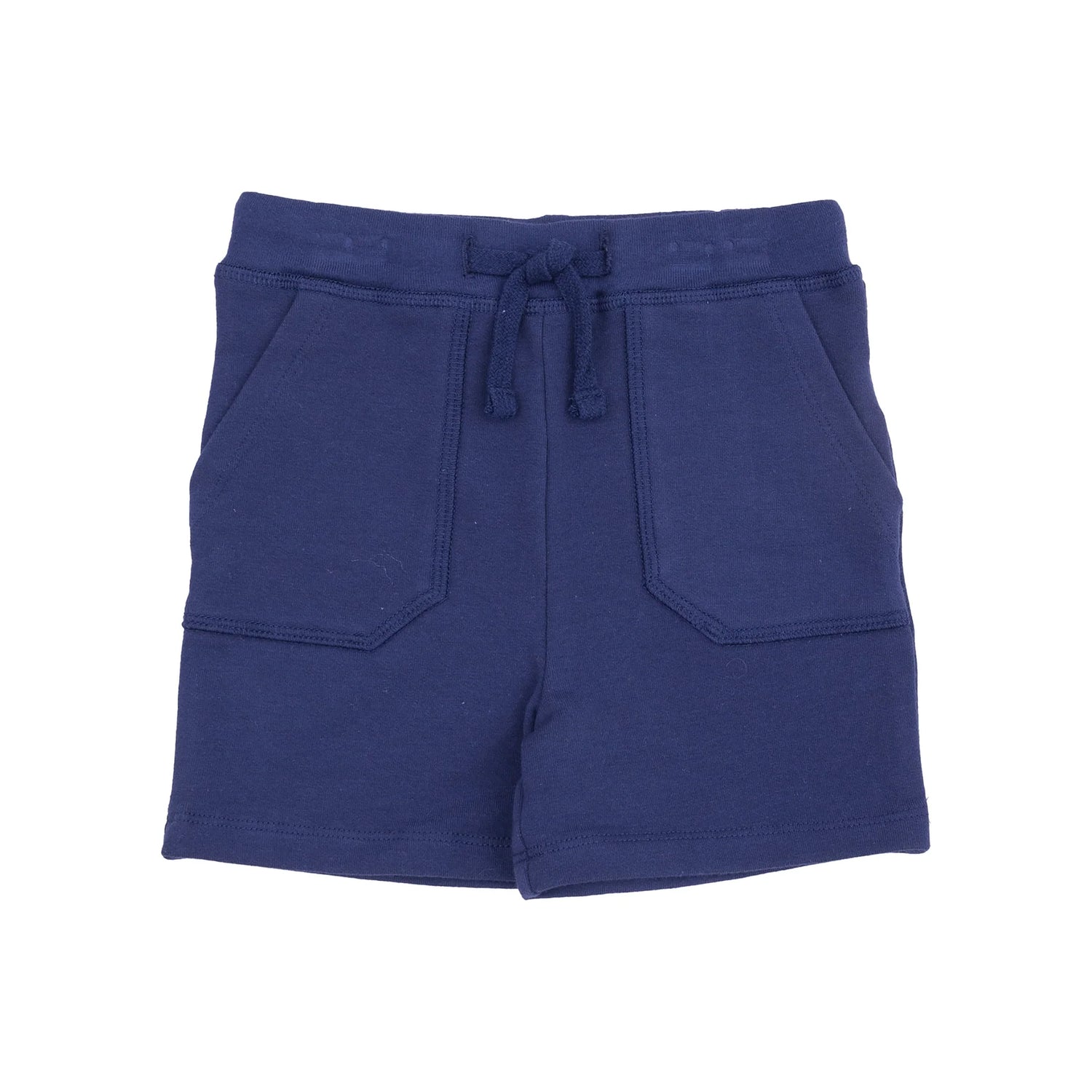 navy french terry kids short
