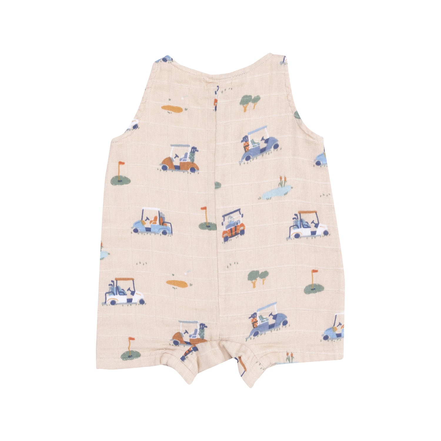 tan golf romper