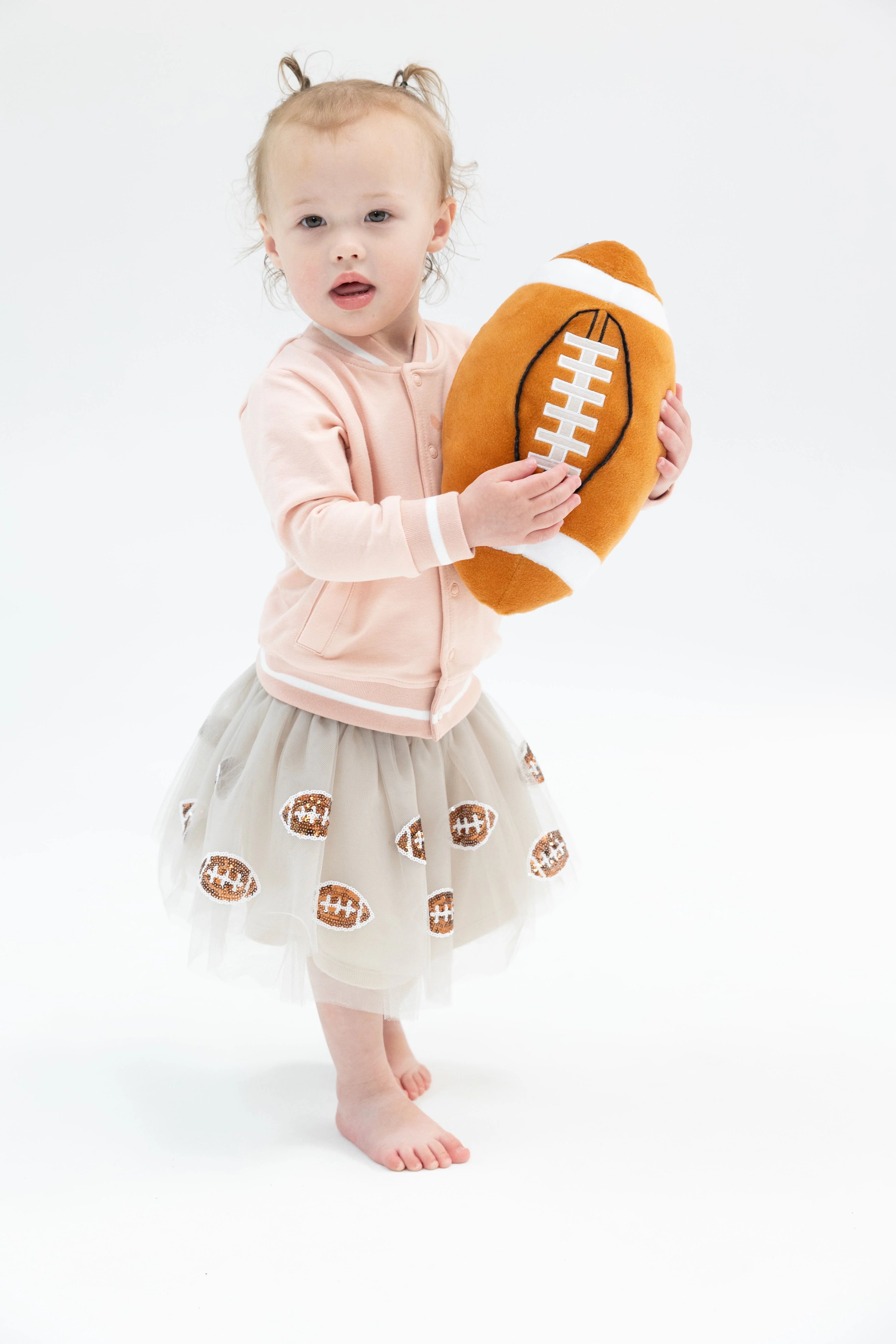 oatmeal football skirt