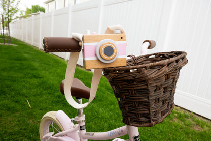 pink camera music box toy