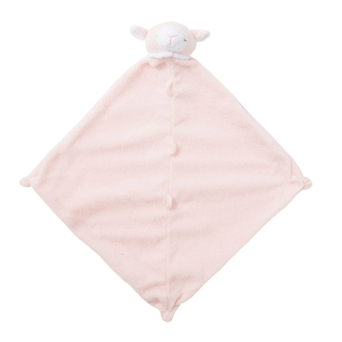pink lamb baby blanket