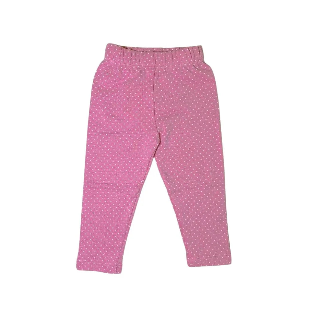 Pink Pin Dot Leggings