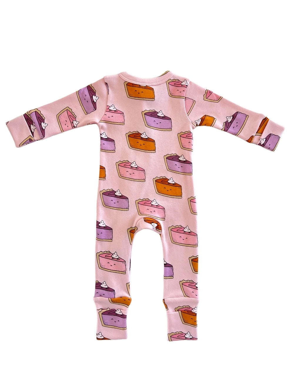 pink pumpkin pie romper