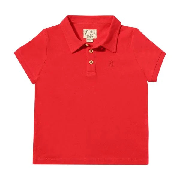 red polo shirt