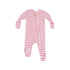 red stripe baby footie