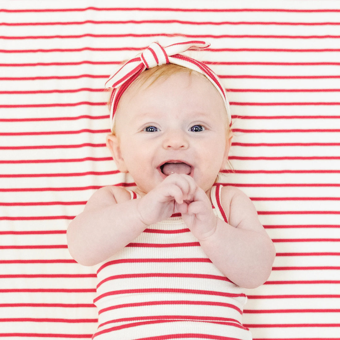 red stripe headband