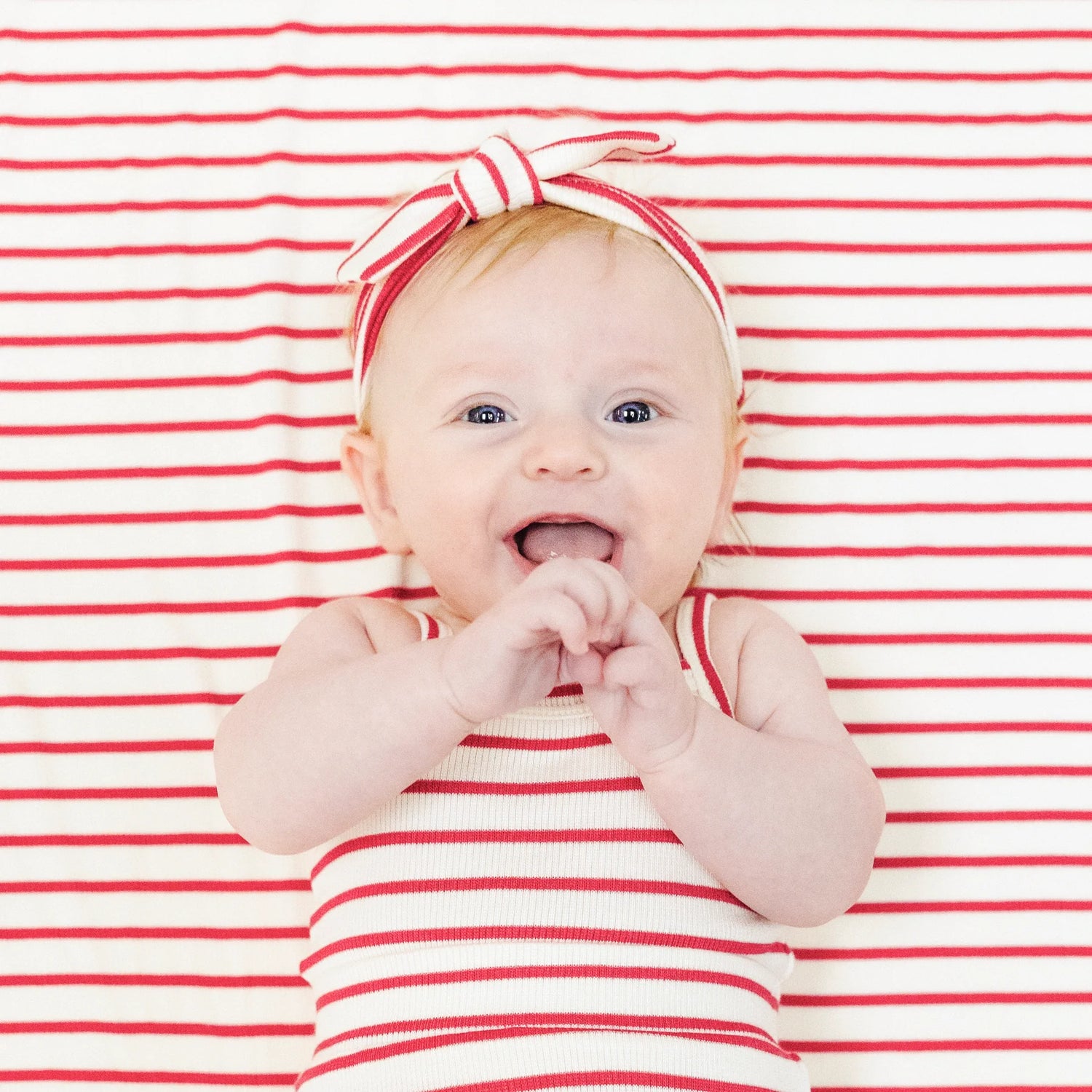 red stripe headband