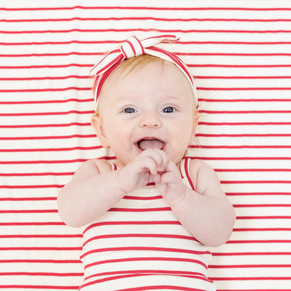 red stripe headband