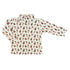 white turtleneck shirt with rudolph reindeers all over