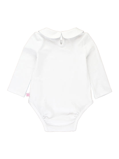 white peter pan onesie to wear underneath holiday dress