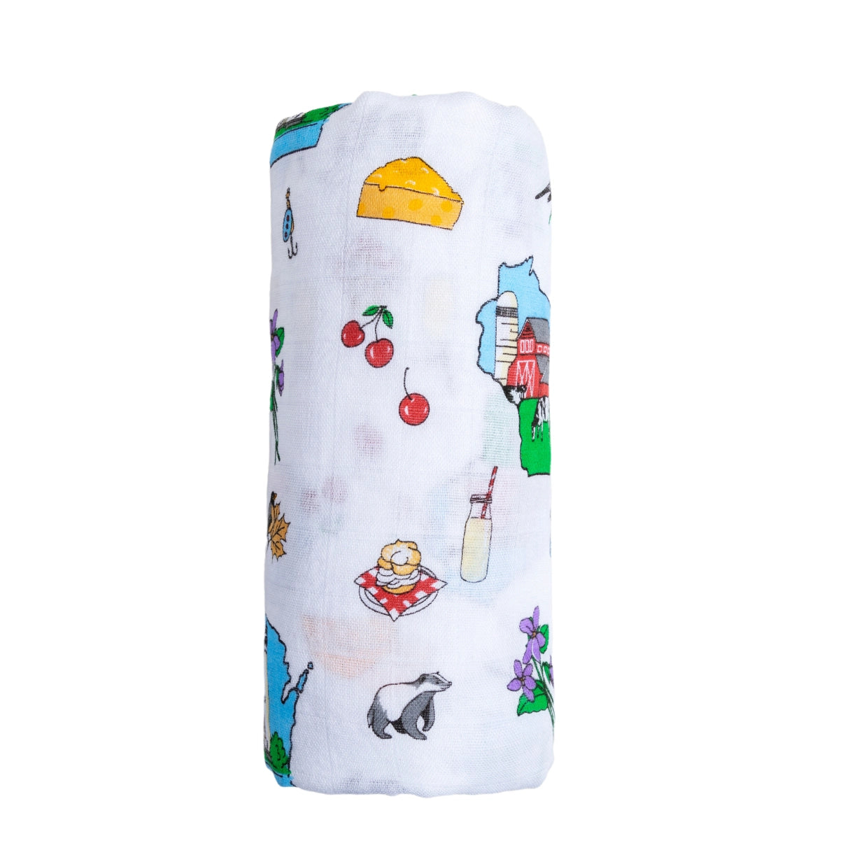 wisconsin baby swaddle blanket