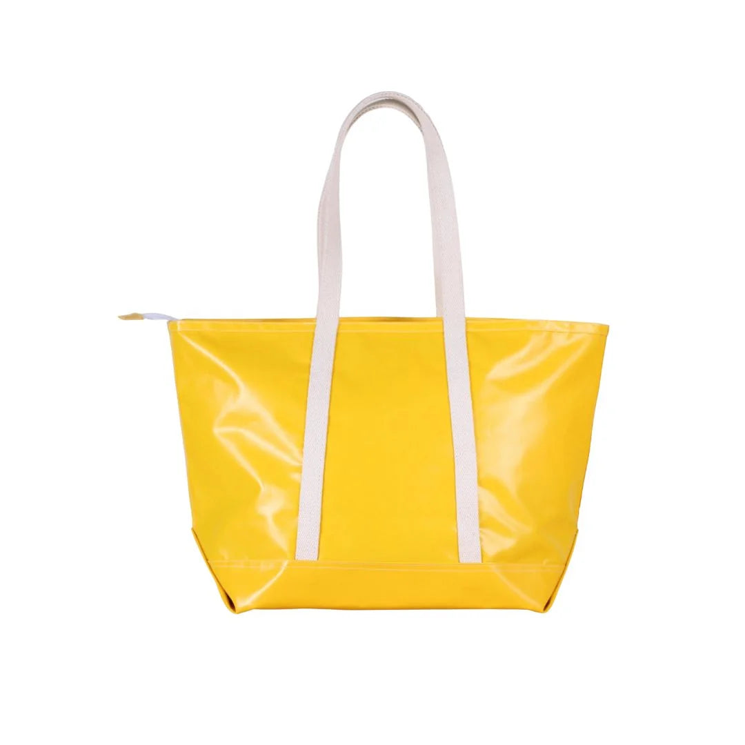 yellow tote bag