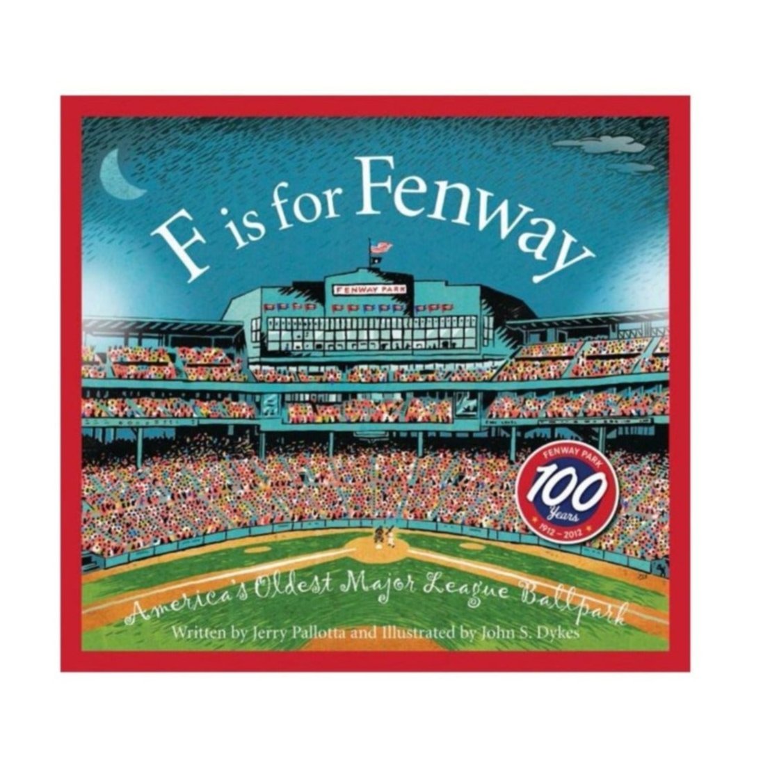 book cover showing a drawing of Fenway 