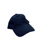 front of hat solid navy blue