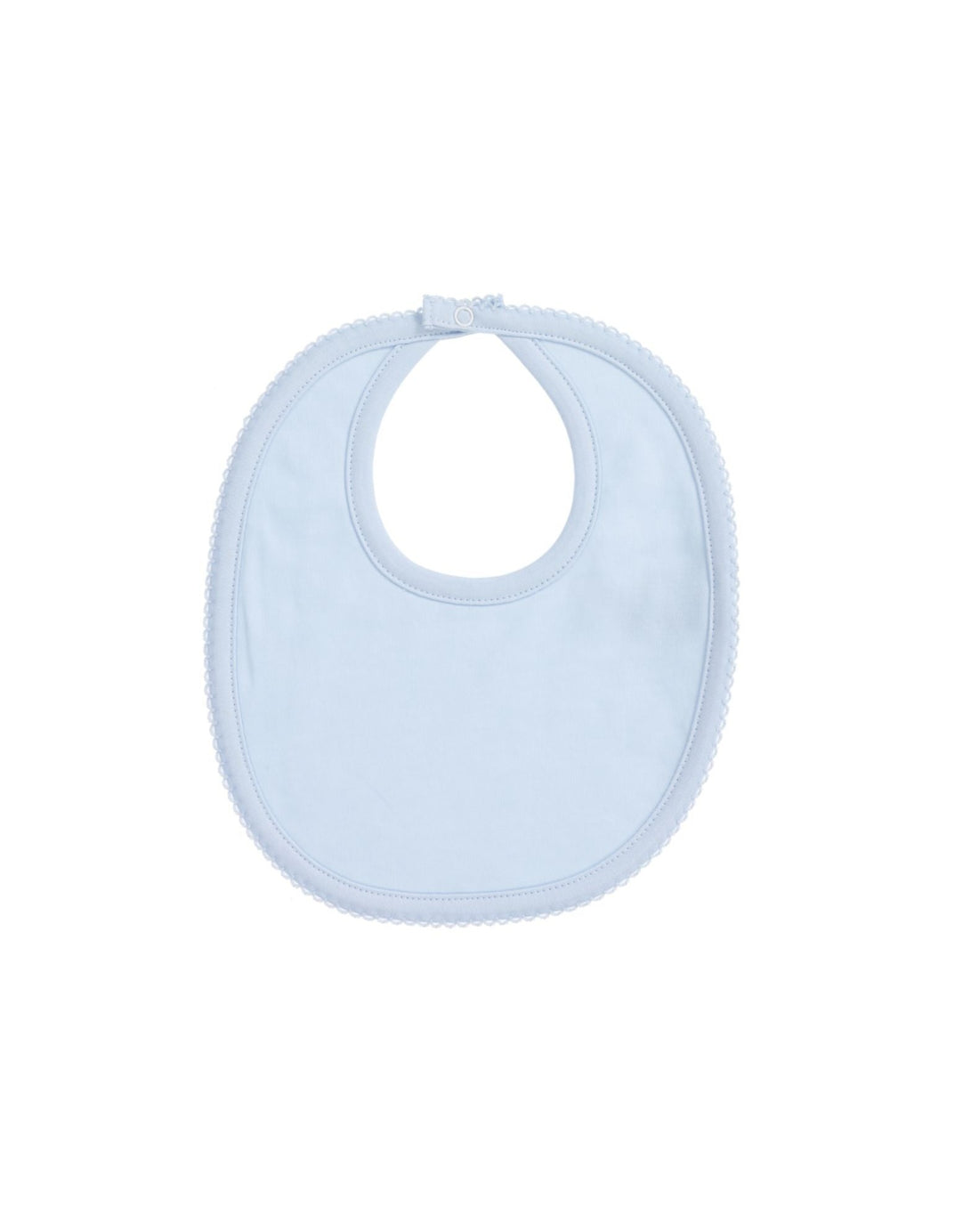 light blue bib