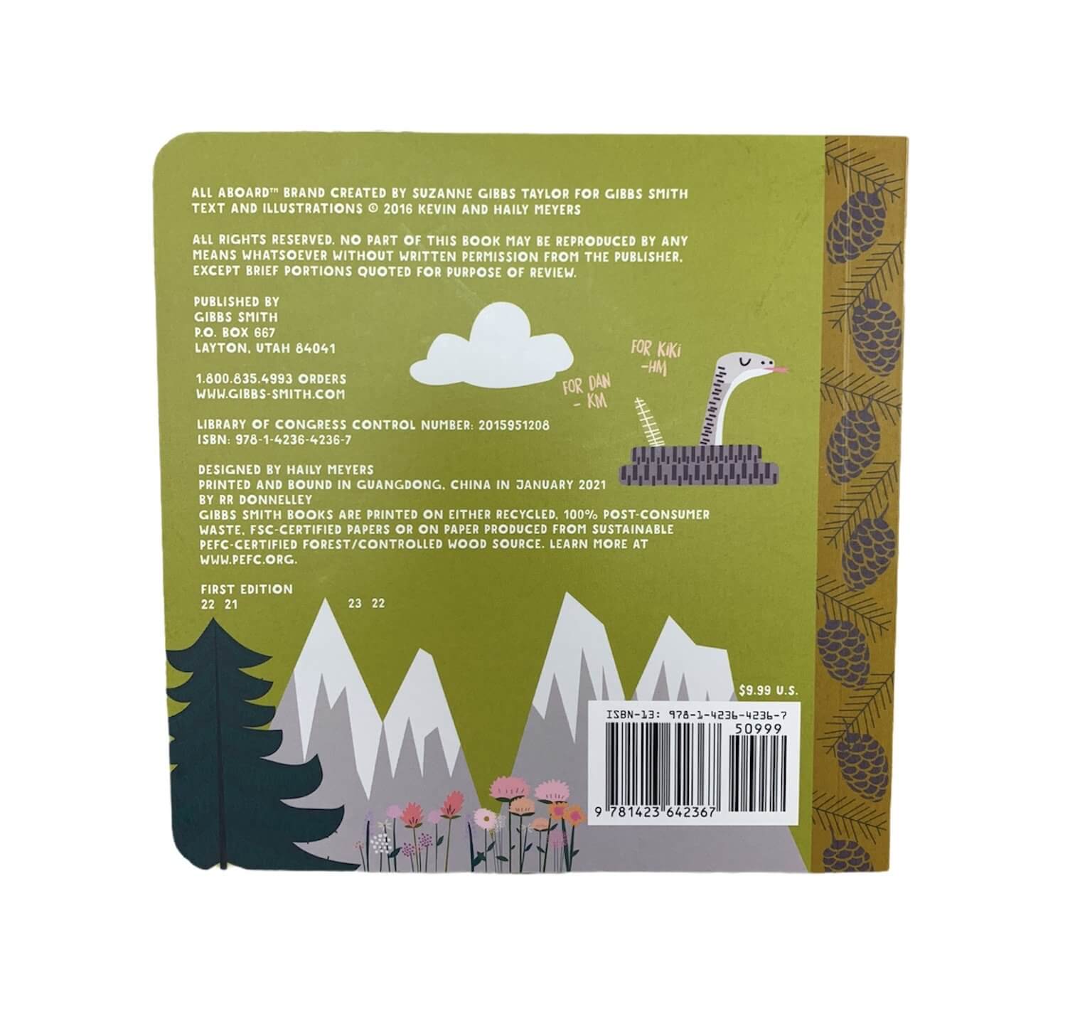 back of national parks book