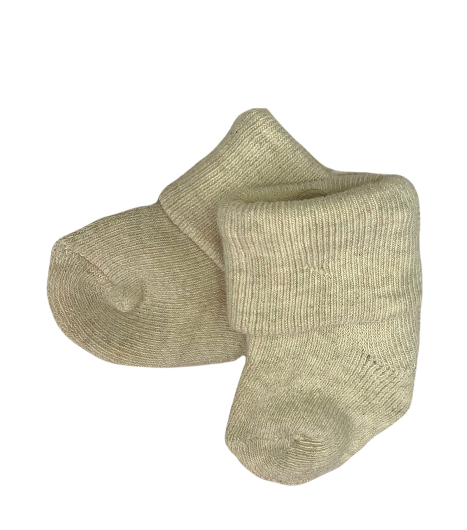 tan baby socks