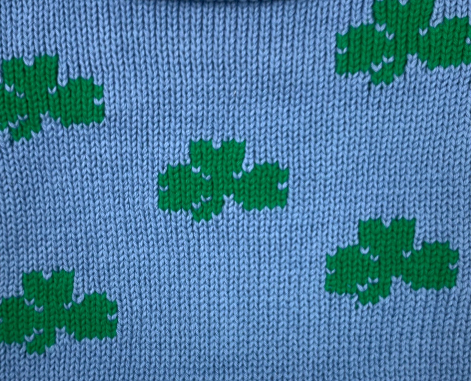 close up of shamrocks