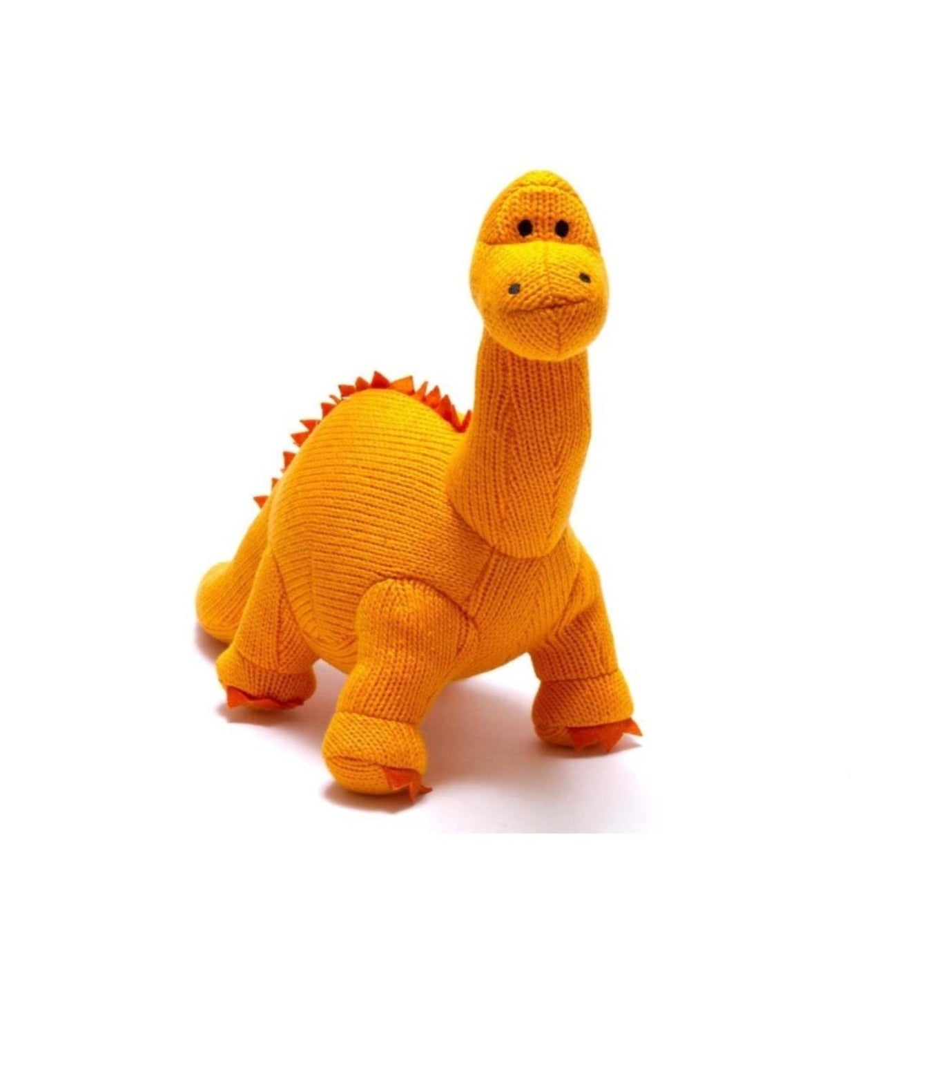 orange dino plush