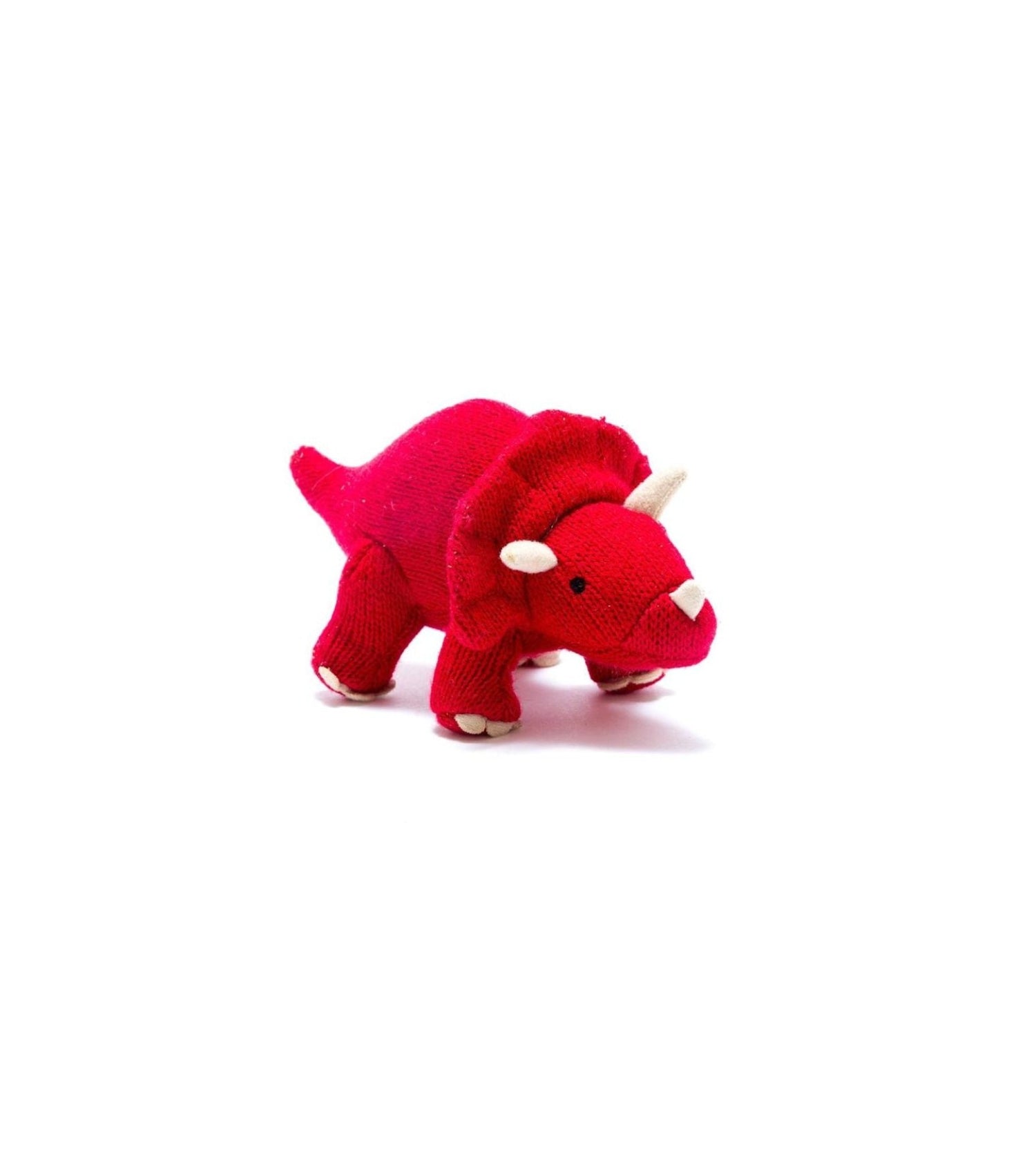 red triceratops rattle